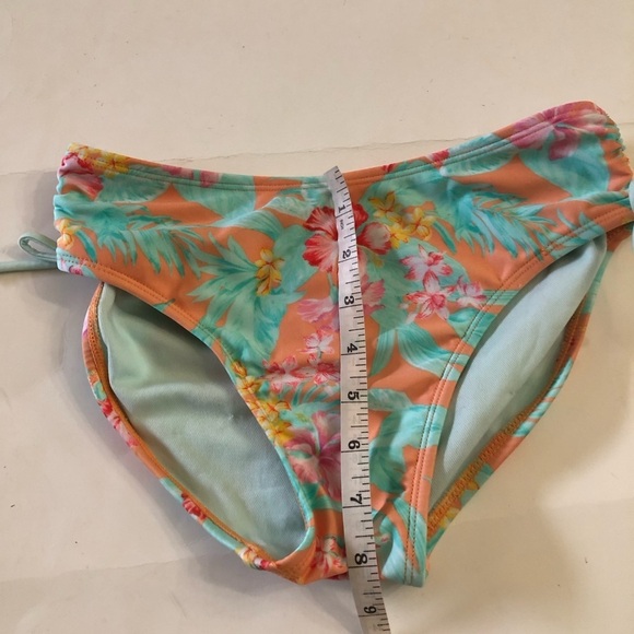Bundle 3Pc Cat & Jack Girls Hawaiian Rash Guard Floral Bikini Bottoms Swimwear L - Picture 11 of 13